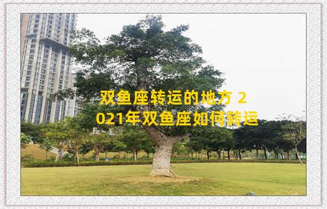 双鱼座转运的地方 2021年双鱼座如何转运